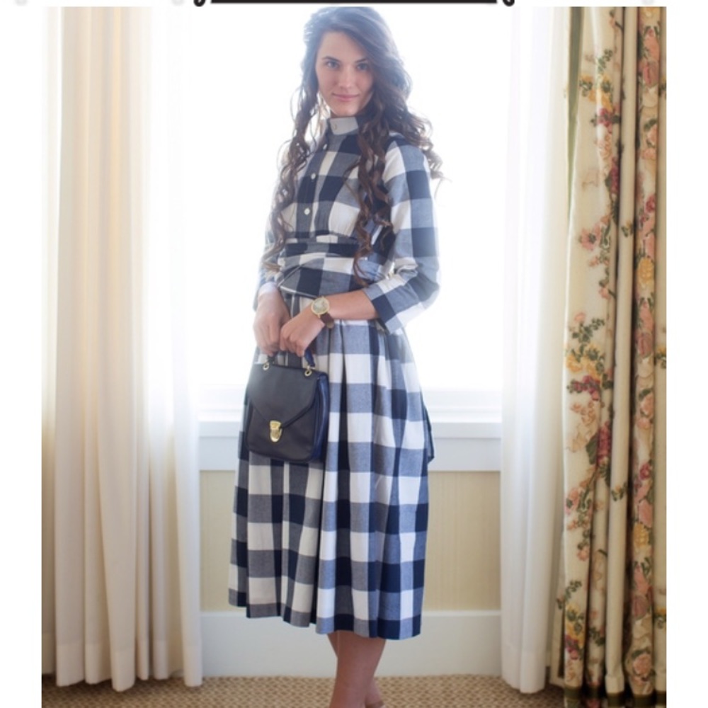 Dainty jewells ~ picnic dress in navy